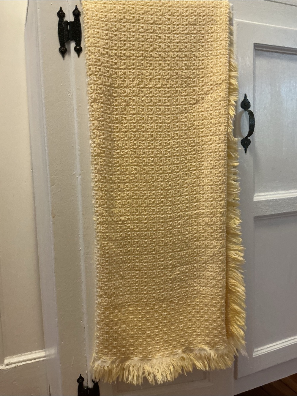 Sunny Yellow Vintage Tablecloth